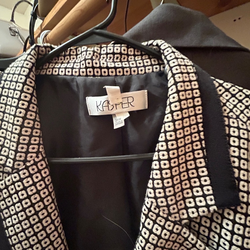 Houndstooth Pattern Blazer - image 2